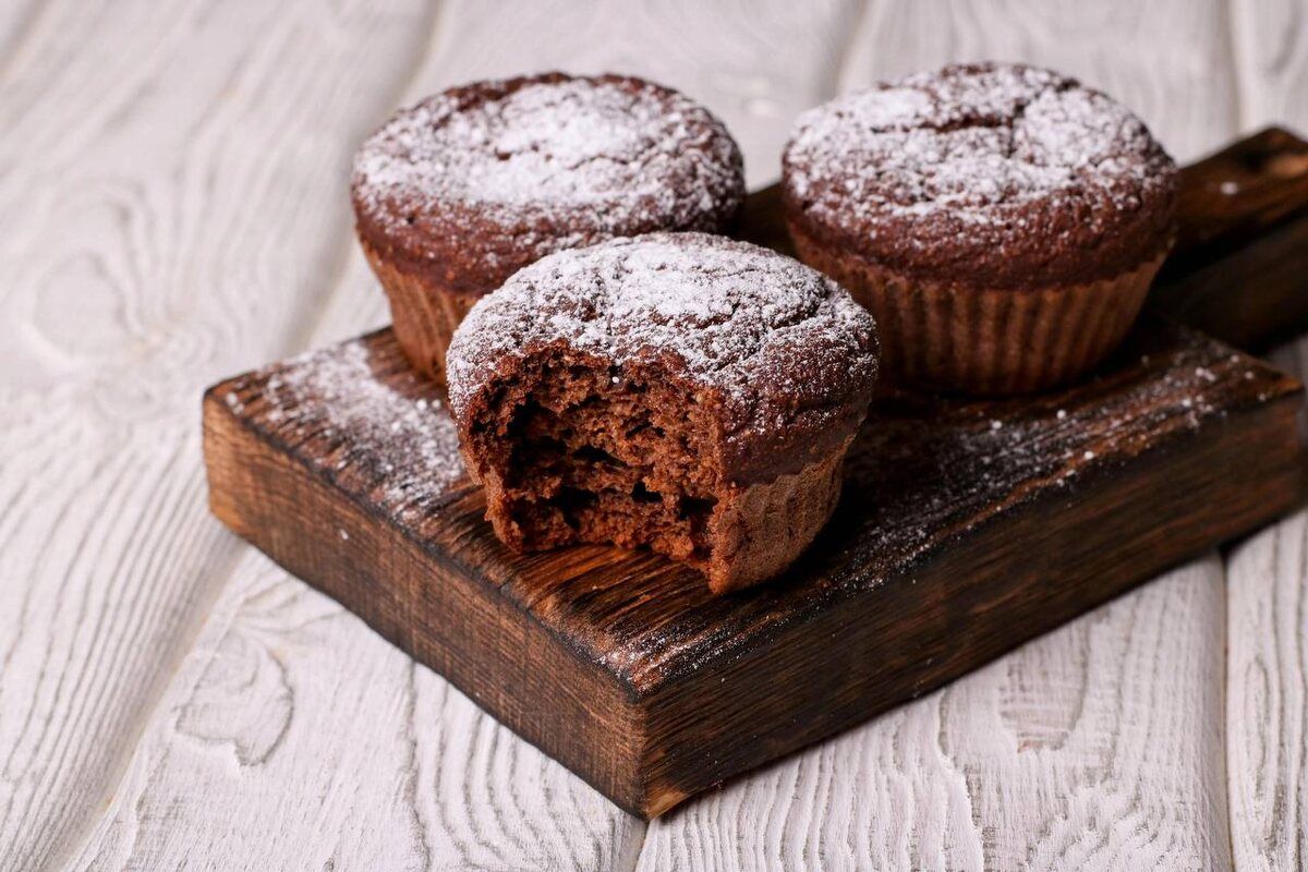 Нежные шоколадные банановые кексы: сладкое наслаждение без сахара!