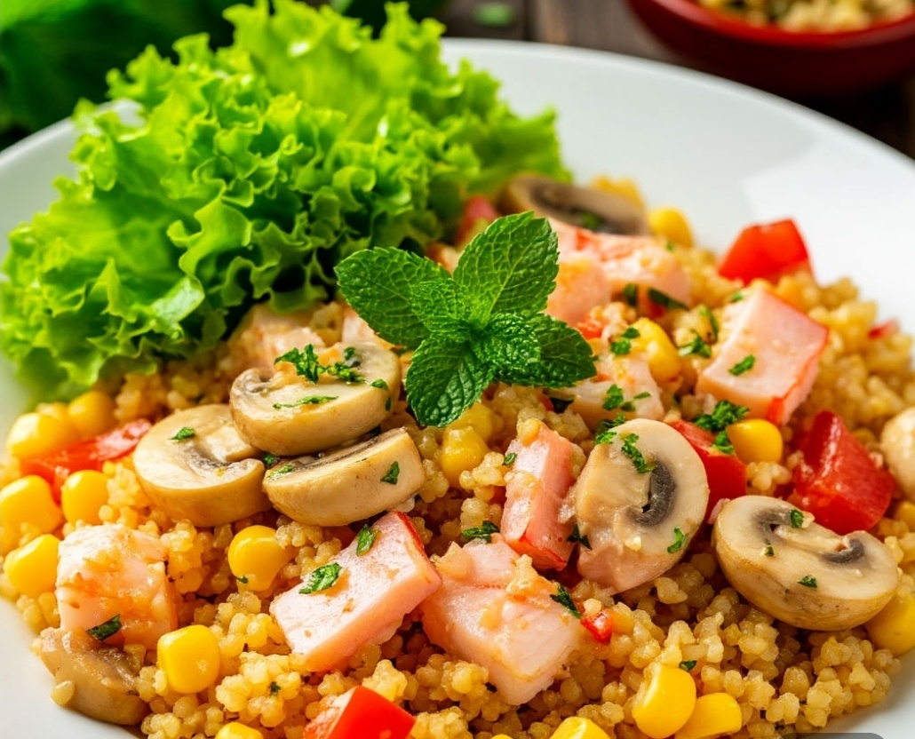 Лёгкий восточный микс: новый взгляд на привычный крабовый салат