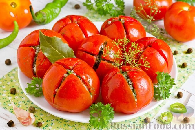 Фаршируем, маринуем, запекаем! Необычные помидоры на ваш стол