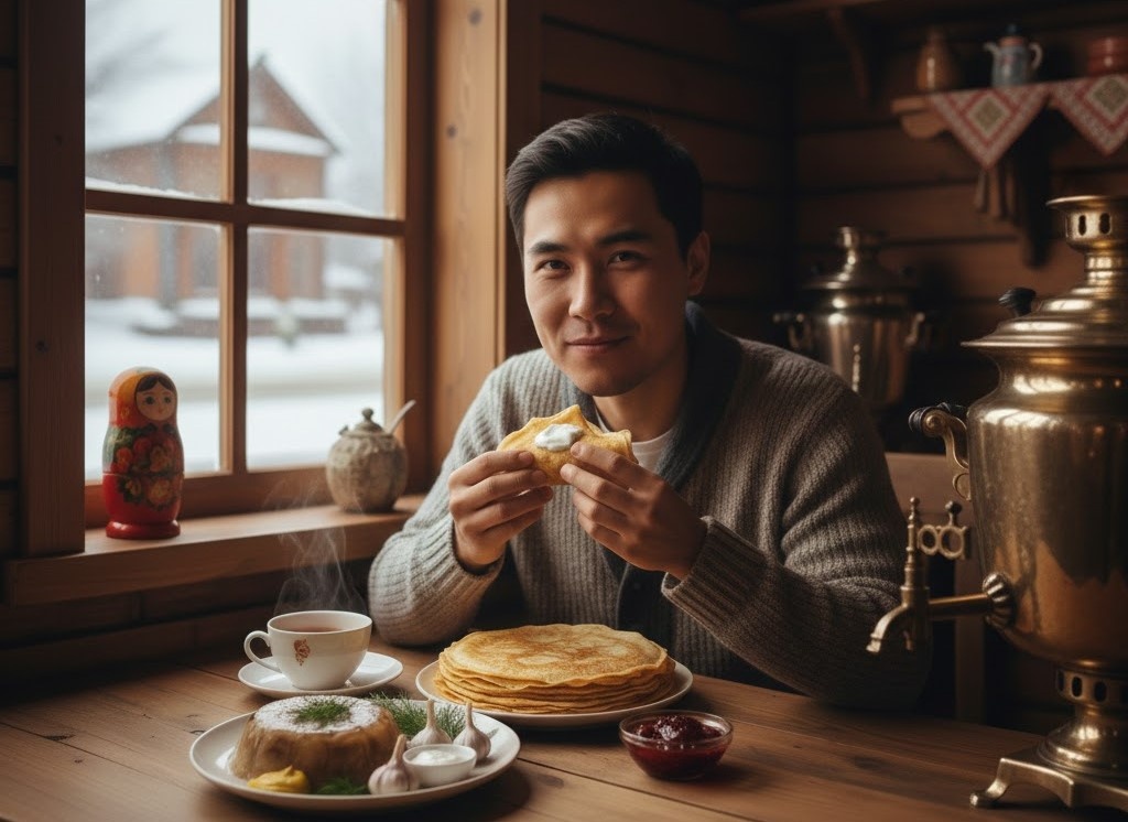 Как тайцы видят русскую Масленицу: блины, чучела и веселье