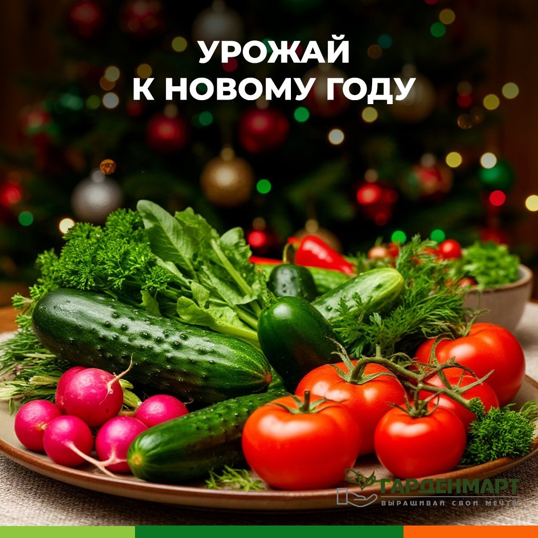 Как вырастить свежие овощи к Новому году