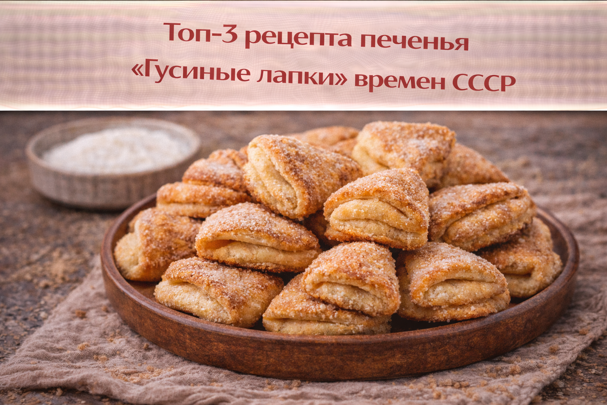 Три способа приготовить классическое печенье «Гусиные лапки»