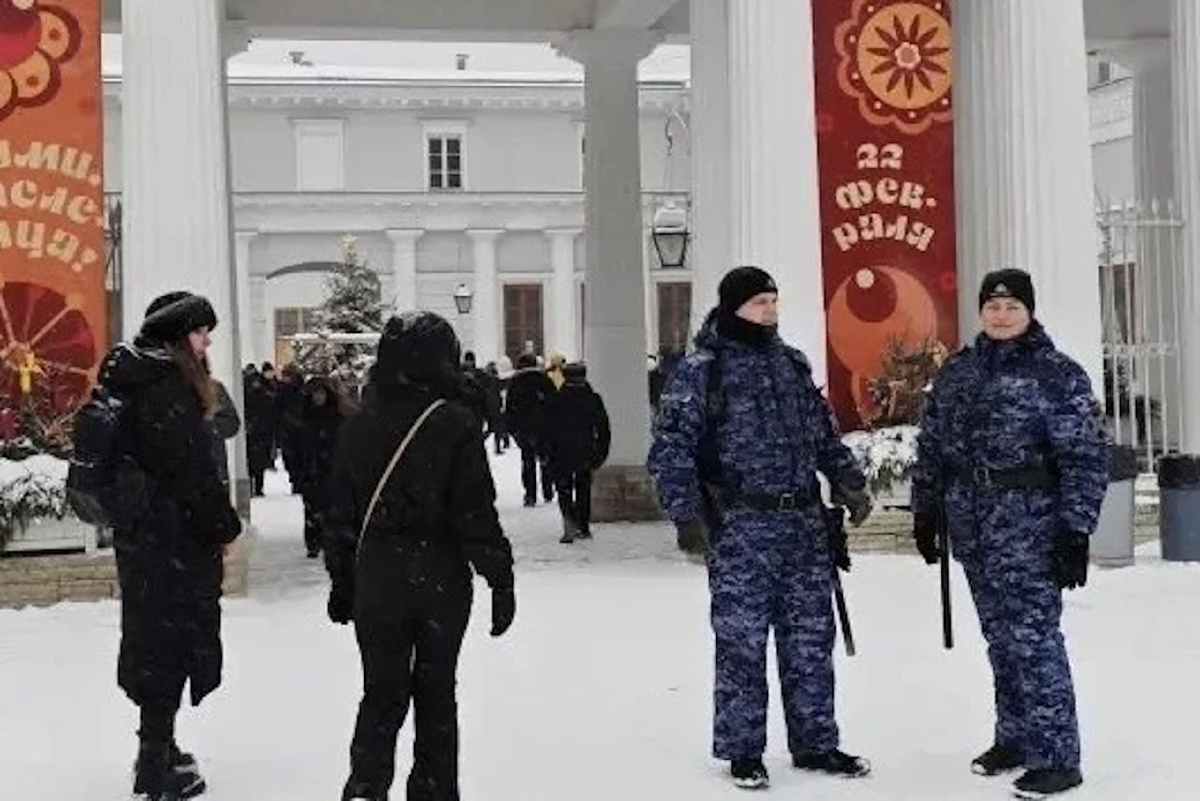 На Елагином острове росгвардейцы помогли девочке, потерявшейся на Масленице