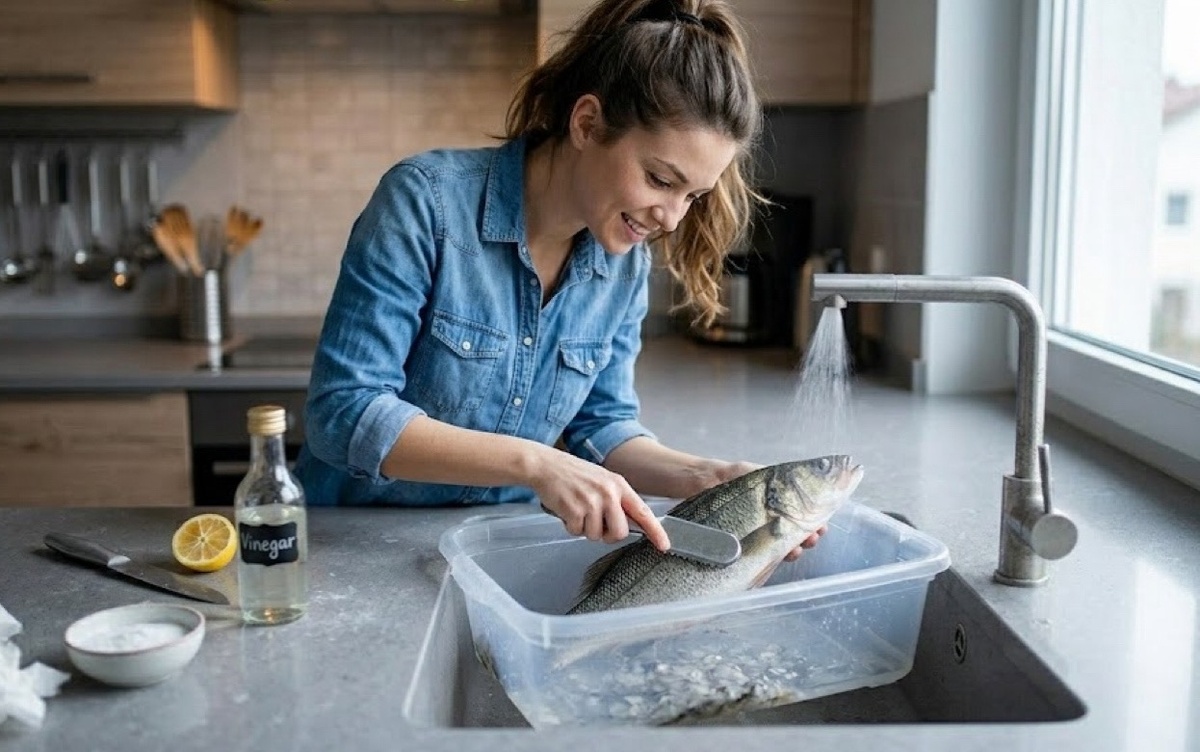 Как легко и быстро почистить рыбу без беспорядка на кухне