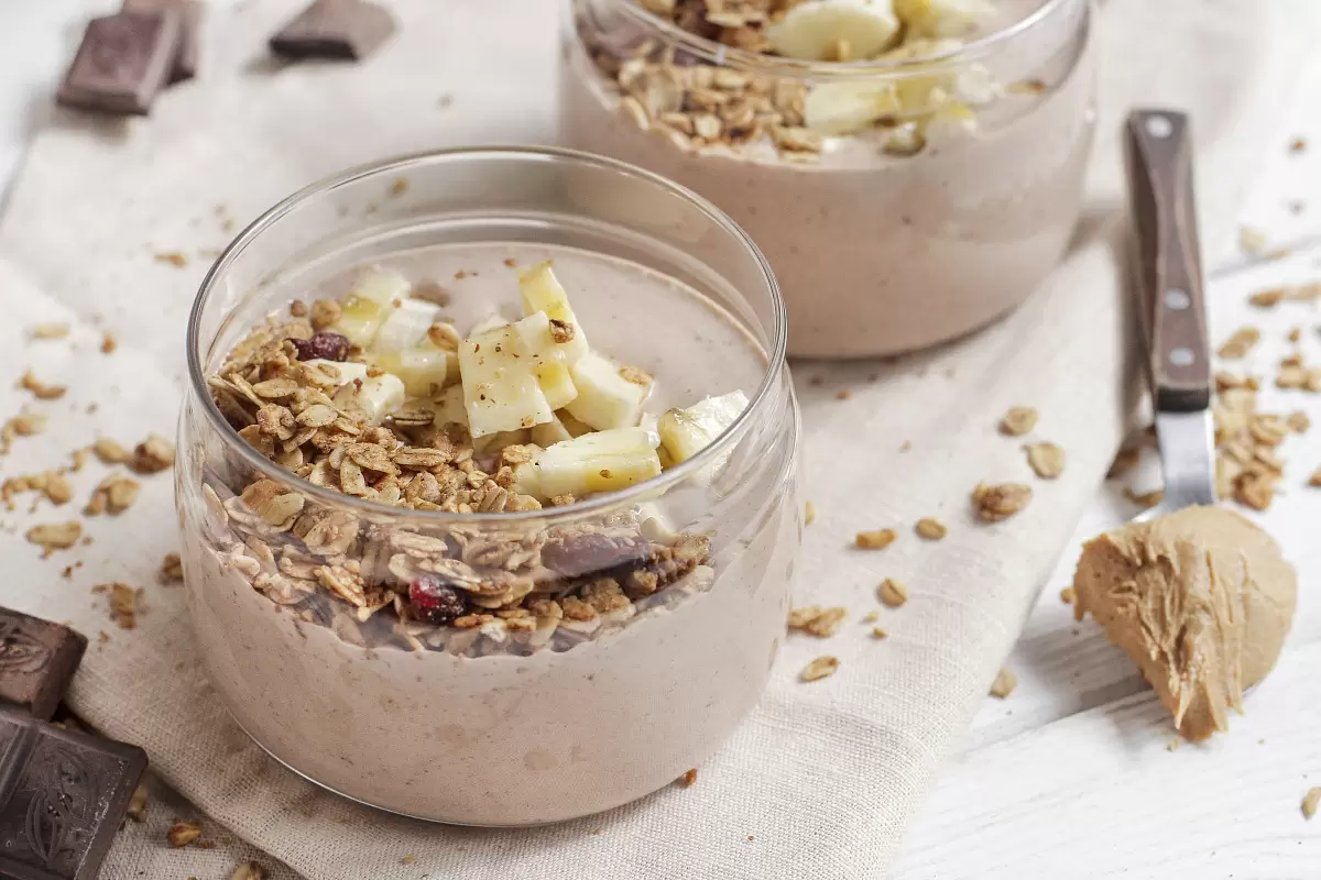 Шоколадно-банановый йогурт: легко, быстро и с любовью