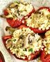 Как приготовить запеченный перец с булгуром и шампиньонами